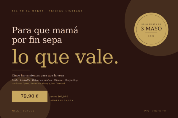 Pack Día de la Madre · Para que mamá por fin sepa lo que vale · 5 cursos profesionales